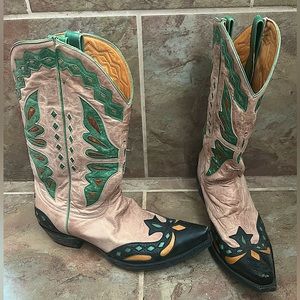 Old Gringo Monarca Butterfly Cowboy Cowgirl Boots